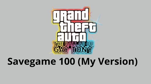 GTA 4 GTA TBOGT Savegame 100% (My Version) Mod - GTAinside.com